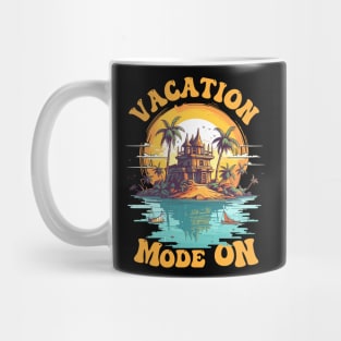 Vacation Mode On -  Sunset Retreat at the Beach Mug